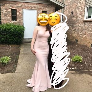 Jovani Baby Pink Glittery Gown!